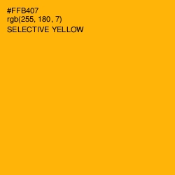 #FFB407 - Selective Yellow Color Image